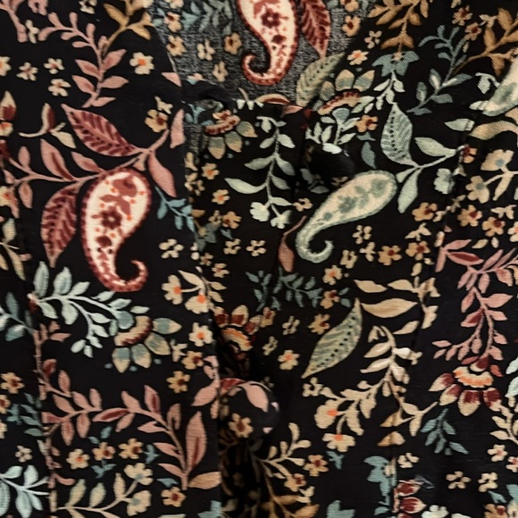 J Jill Button front dress with long sleeves and side pockets - Picture 3 of 7